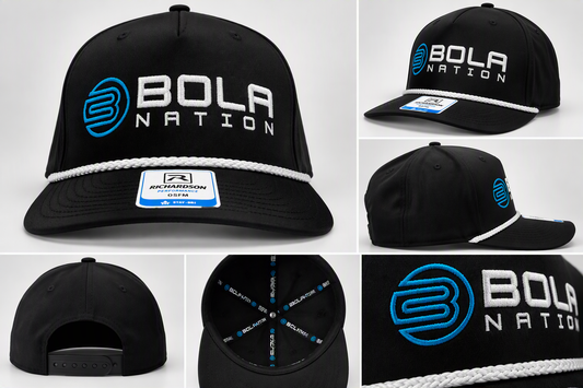 BOLA Nation Performance Rope Hat – Black