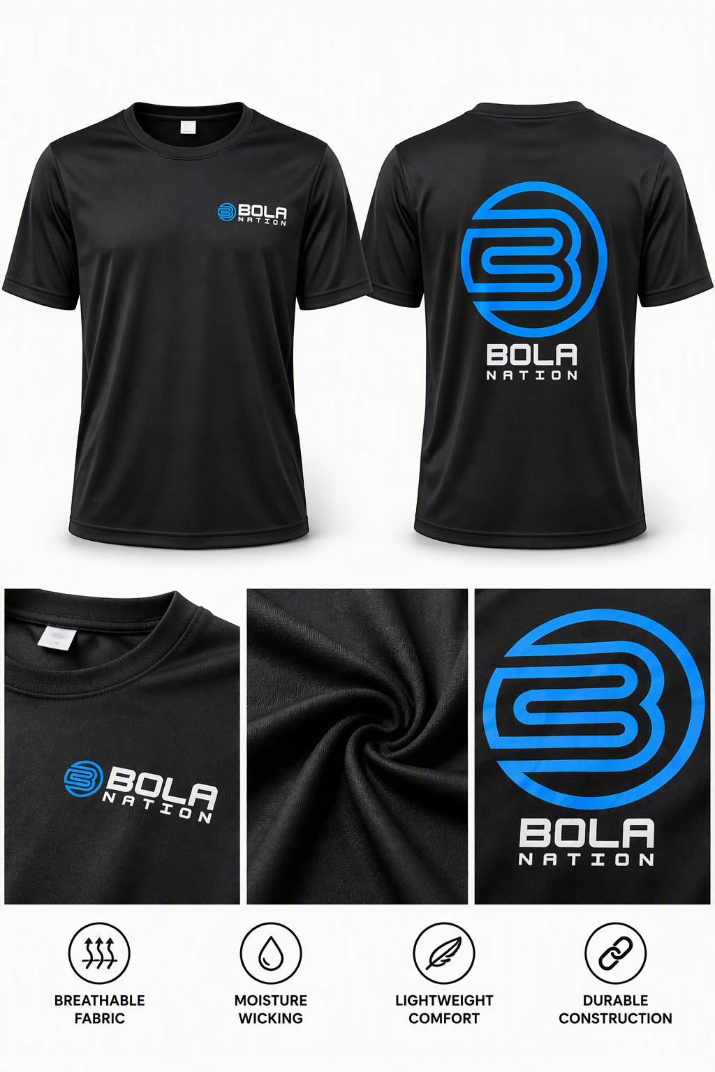 BOLA Nation Classic Mens Competitor Tee