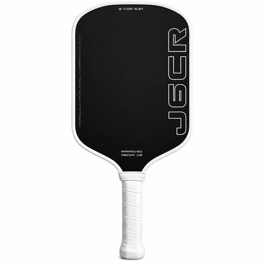 Honolulu J6CR Pickleball Paddle - White